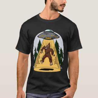 T-shirt Enlèvement par un alien Bigfoot