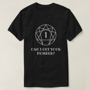 T-shirt Enneagram Custom Puis-Je Obtenir Votre Numéro