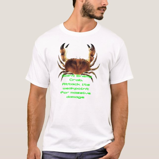 T-shirt ennemi géant de crabe (Devant)