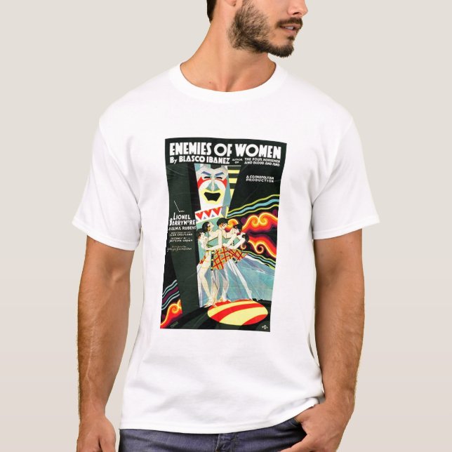 T-shirt Ennemis des femmes Blasco Ibanez 1923 (Devant)
