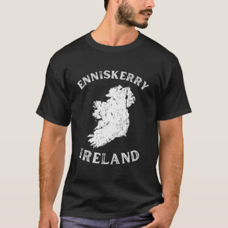 T-shirt Enniskerry Wicklow Ireland Map Gaelic Hurling