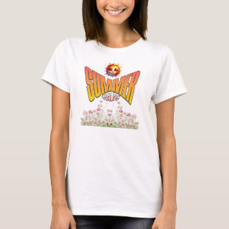 T-shirt Énoncé d'émotion estivale