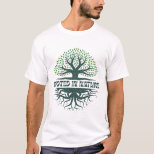 T-shirt Enraciné dans la Nature – Arbre de Vie Éco Concept