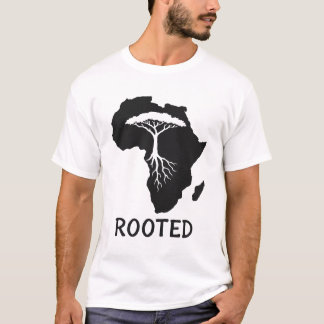 T-shirt Enraciné en Afrique