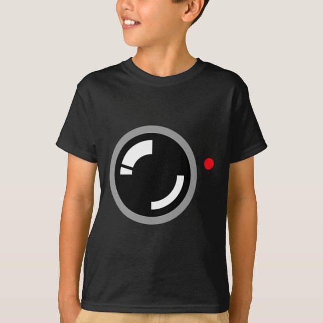 T-shirt Enregistrement vidéo secret amusant Cameraman Hall (Devant)