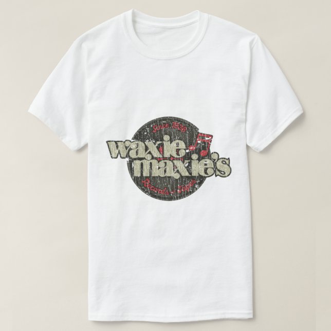T-shirt Enregistrements et cassettes de Waxie Maxie 1938 (Design devant)