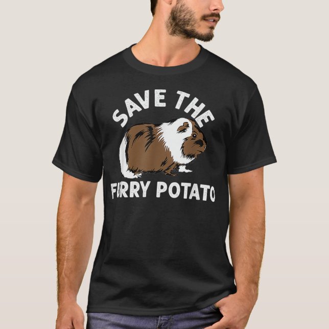 T-shirt enregistrer le cobaye de pomme de terre fourrée _2 (Devant)