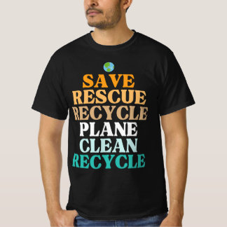 T-shirt Enregistrer les abeilles Secourir les animaux Recy