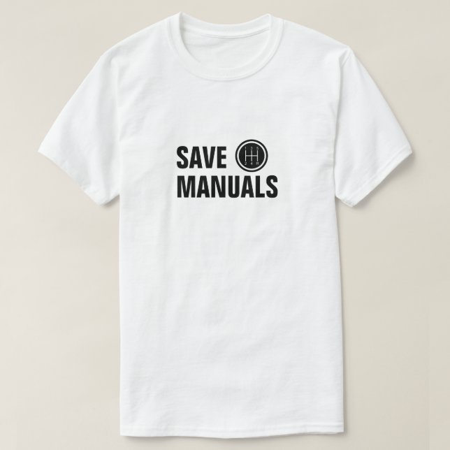 T-SHIRT ENREGISTRER LES MANUELS ÉCHANTILLONNAGE STANDARD (Design devant)