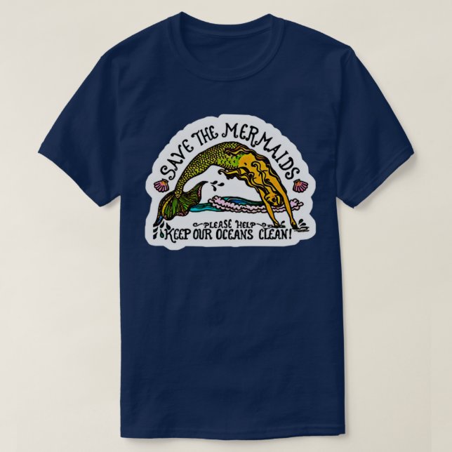 T-shirt Enregistrer les sirènes 1 (Design devant)