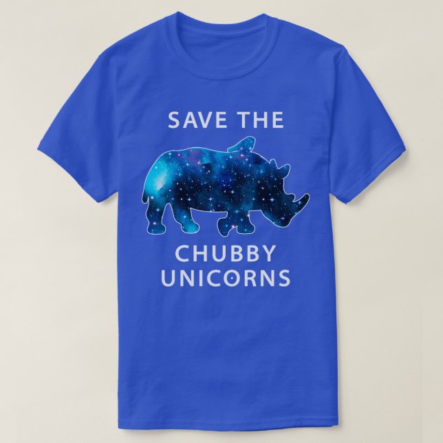 T-shirt Enregistrer Les Unicornes De Chubby 2 (Design devant)