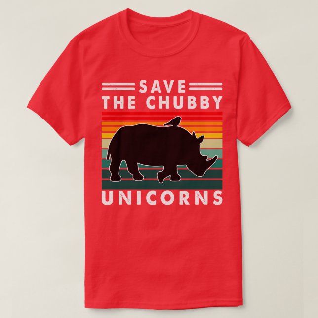 T-shirt Enregistrer Les Unicornes De Chubby 8 (Design devant)