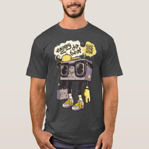 T-shirt enregistreur de bande musical rap hip hop danse am