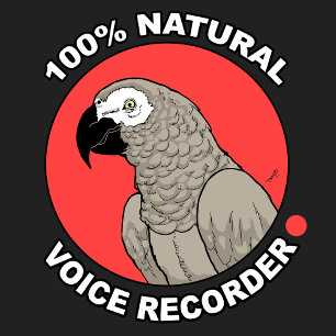 T-shirt Enregistreur vocal naturel