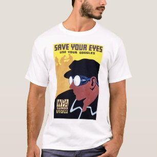 T-shirt ENREGISTREZ VOS YEUX Utilisez vos lunettes Old Ill