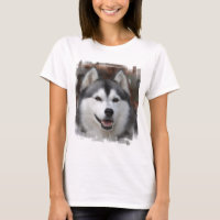 T-shirt enroué de dames de chien