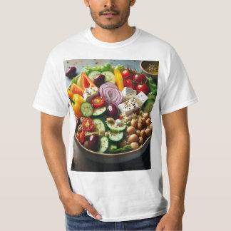 T-shirt Ensalada Mediterránea fresca y deliciosa