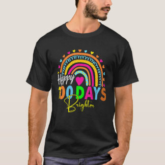 T-shirt Enseignant 100e jour d'école 100 jours plus lumine