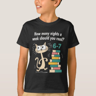 T-shirt Enseignant 6-7 Combien de nuits par semaine devrie