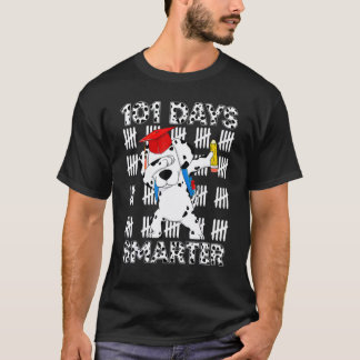 T-shirt Enseignant Aime Dalmatien 101 Jours D'école 100 Jo
