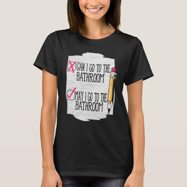 T-shirt Enseignant anglais Grammar School Grammarian (Devant)