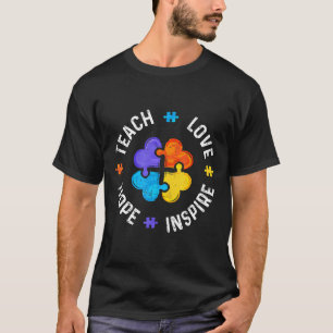 T-shirt Enseignant Autisme-Autisme Éducation Spéciale Ens