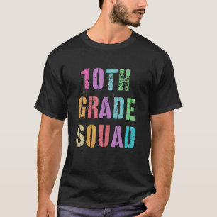 T-shirt Enseignant De 10E ANNÉE Prêt À Rock Graffi