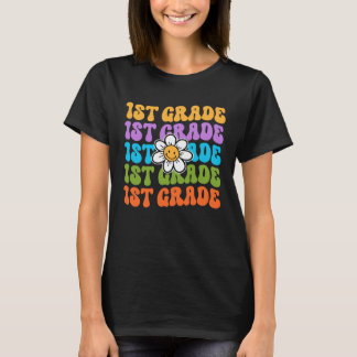 T-shirt Enseignant de 1re année Retour à l'école Première