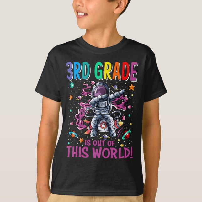 T-shirt Enseignant de 3e année Premier jour de l'équipe de (Devant)