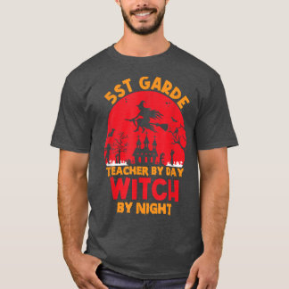 T-shirt Enseignant de 5e année par la sorcière de jour par