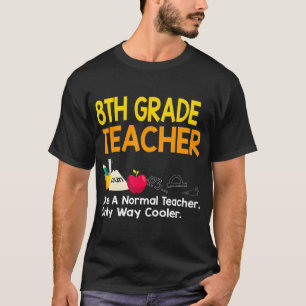 T-shirt Enseignant de 8e année Définition de 8e année Reto