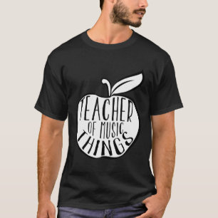 T-shirt Enseignant De La Musique Choses École Cool Enseign