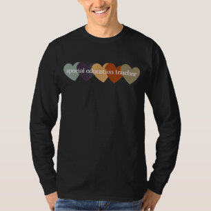 T-shirt Enseignant De L'Éducation Spéciale Coeur Retour À