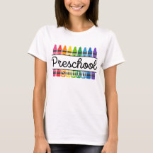 T-shirt enseignant de l'équipe préscolaire