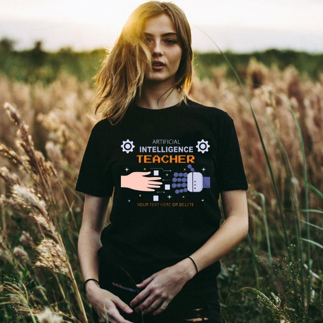 T-shirt Enseignant de l'intelligence artificielle - homme  (Créateur téléchargé)