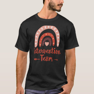 T-shirt Enseignant de l'intervention de l'équipe d'interve