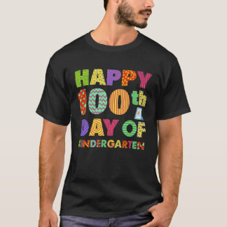 T-shirt Enseignant de maternelle 100e jour de classe