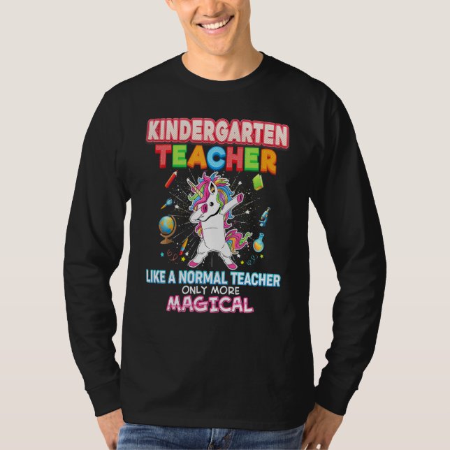T-shirt Enseignant De maternelle Comme Une Normale Seuleme (Devant)