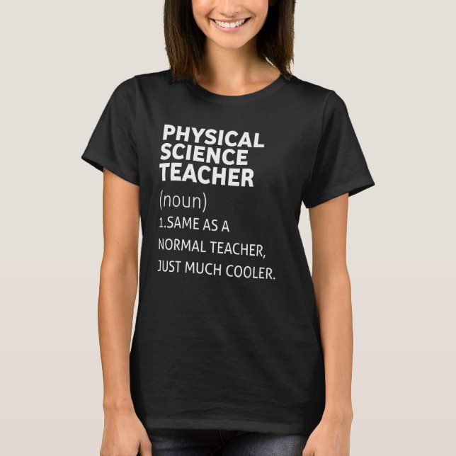 T-shirt Enseignant de physique amusant (Devant)