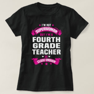 T-shirt Enseignant de quatrième année