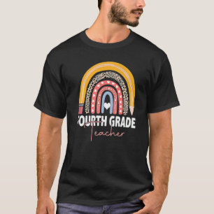 T-shirt Enseignant De Quatrième Année Retour À L'Appréciat