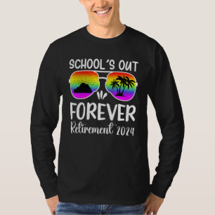 T-shirt Enseignant de retraite pour toujours Retraite 2024