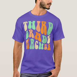 T-shirt Enseignant de troisième année 3e année Retourner à