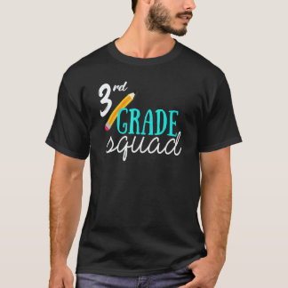 T-shirt Enseignant de troisième année Équipe Retour à l'éc