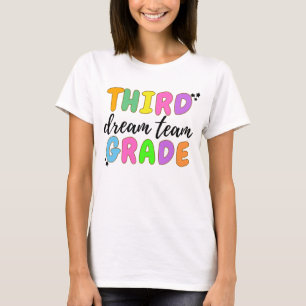 T-shirt Enseignant De Troisième Année, Retour À L'École, É