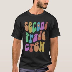 T-shirt Enseignant d'équipage branché de deuxième année He