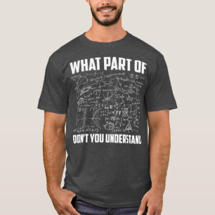 T-shirt Enseignant des mathématiques amusant Quelle parti