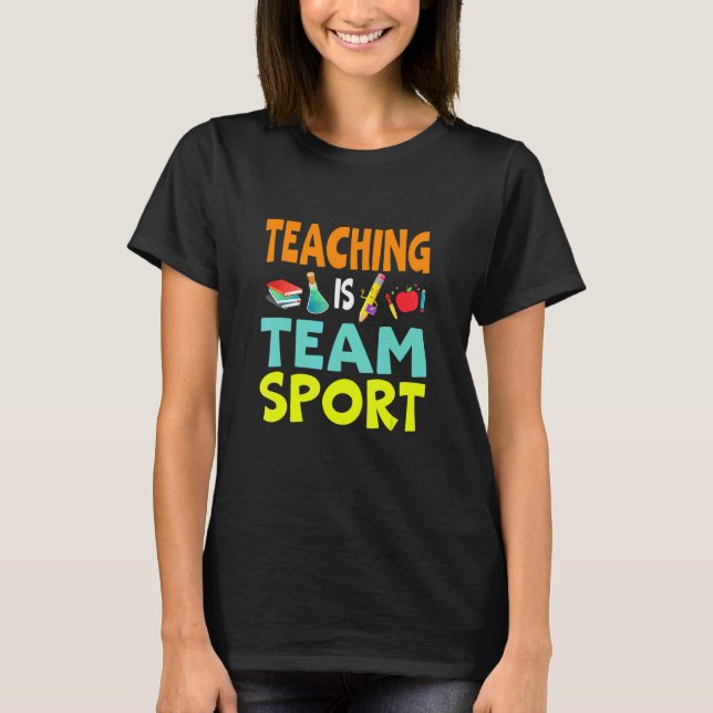 T-shirt Enseignant Dit Enseigner Est Un Cool Sport D'Équip