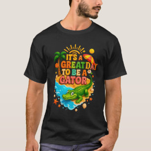 T-shirt Enseignant École Alligator C'est un grand jour d'ê