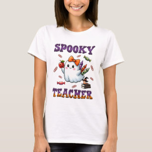T-shirt Enseignant Éffrayant Halloween